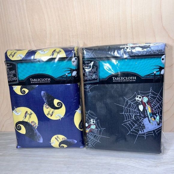 Disney Other - (2) The Nightmare Before Christmas Tablecloths 60x84 in